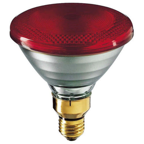 Philips - Waermelampe Infraphil PAR38 Infrarot Red 175 Watt E27 Rot