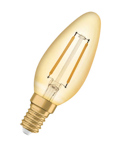 Osram LED Lampe Vintage 1906 LED12 1,5 Watt 2400 Kelvin E14 1,5 Watt E14 2400 K Kelvin