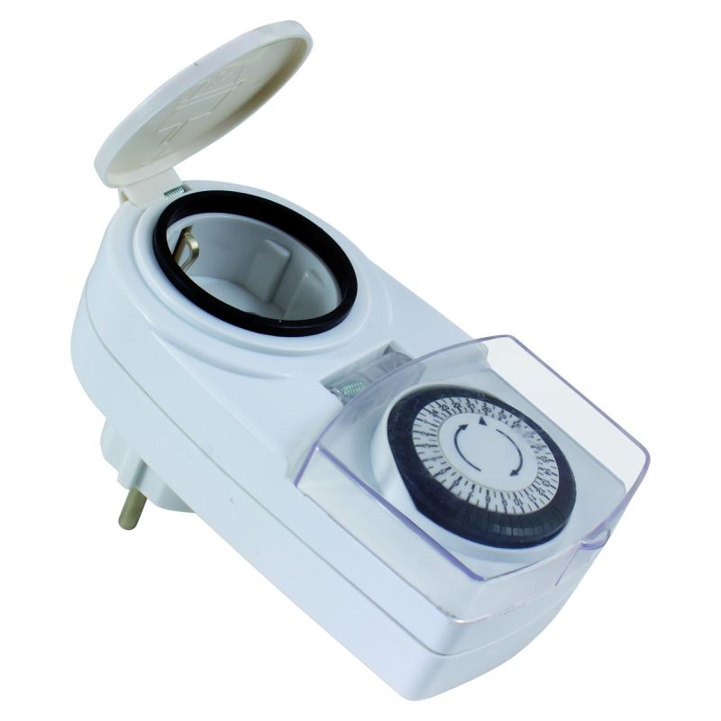 HEITRONIC - elektromechanische 24 Stunden Zeitschaltuhr