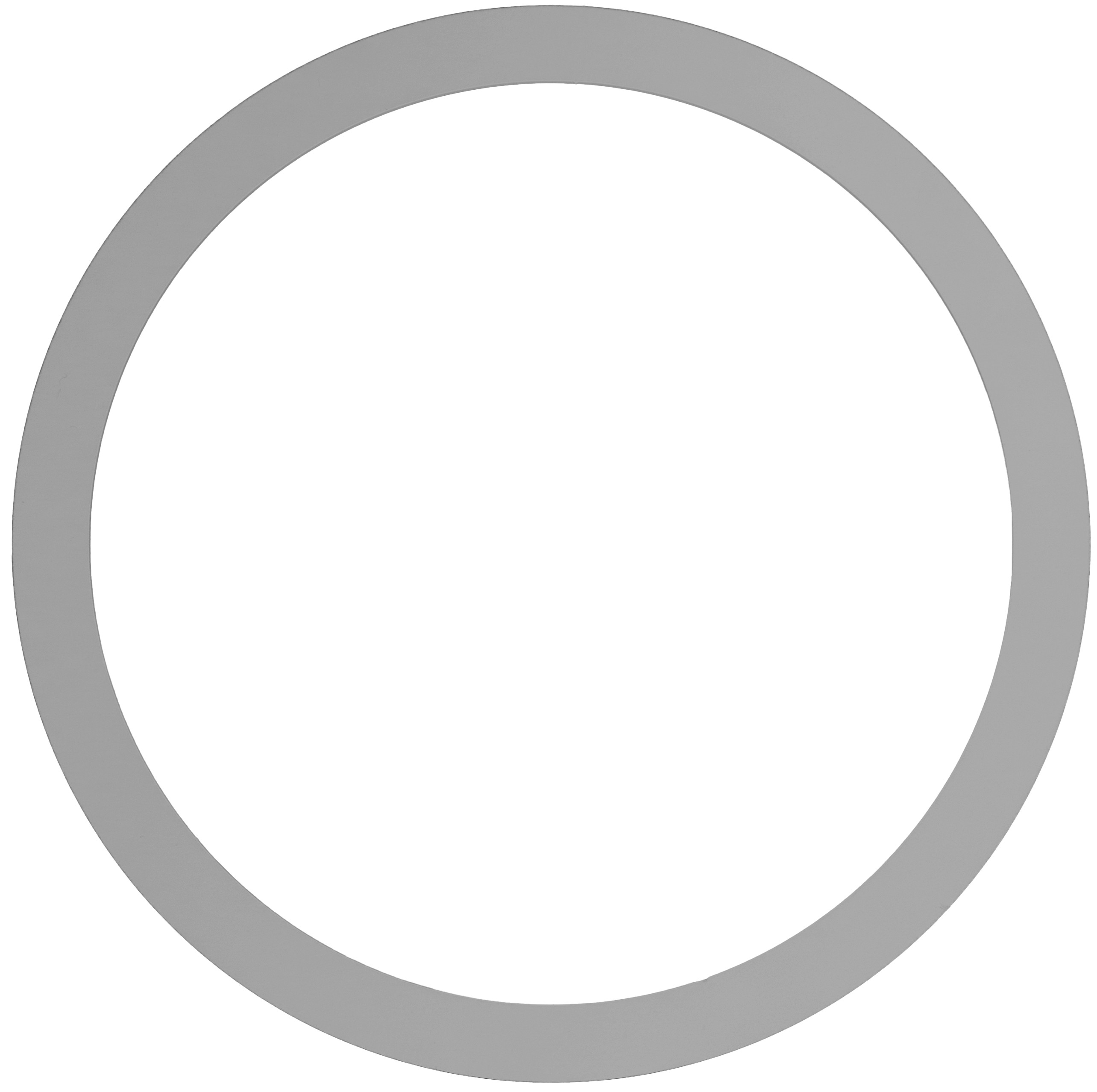 Adapterring Innendurchmesser 180 / Aussendurchmesser 217 weiß ohne Stehbolzen RAL9016 glatt