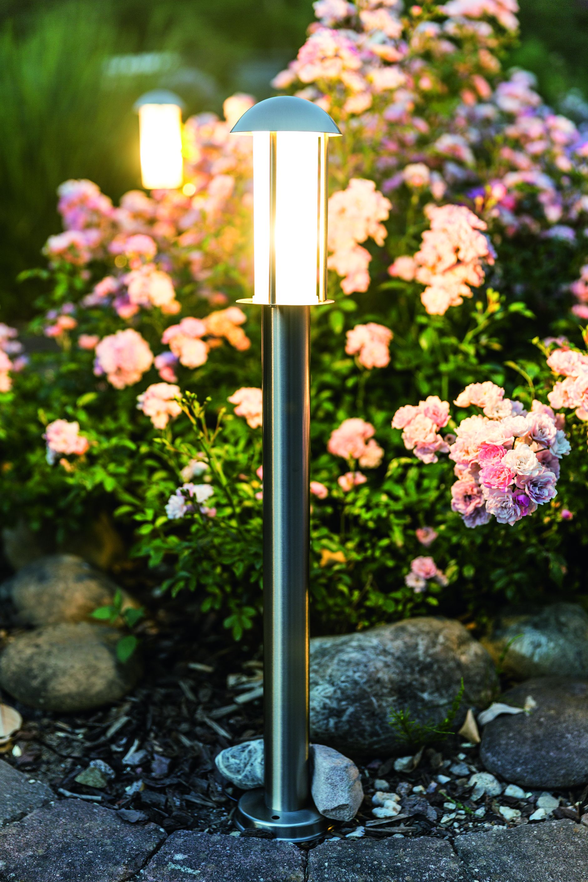 HEITRONIC - HEICONNECT LED Sockelleuchte COBURG 2700 Kelvin